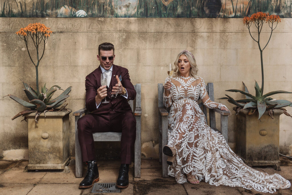 bride and groom portrait sydney wedding