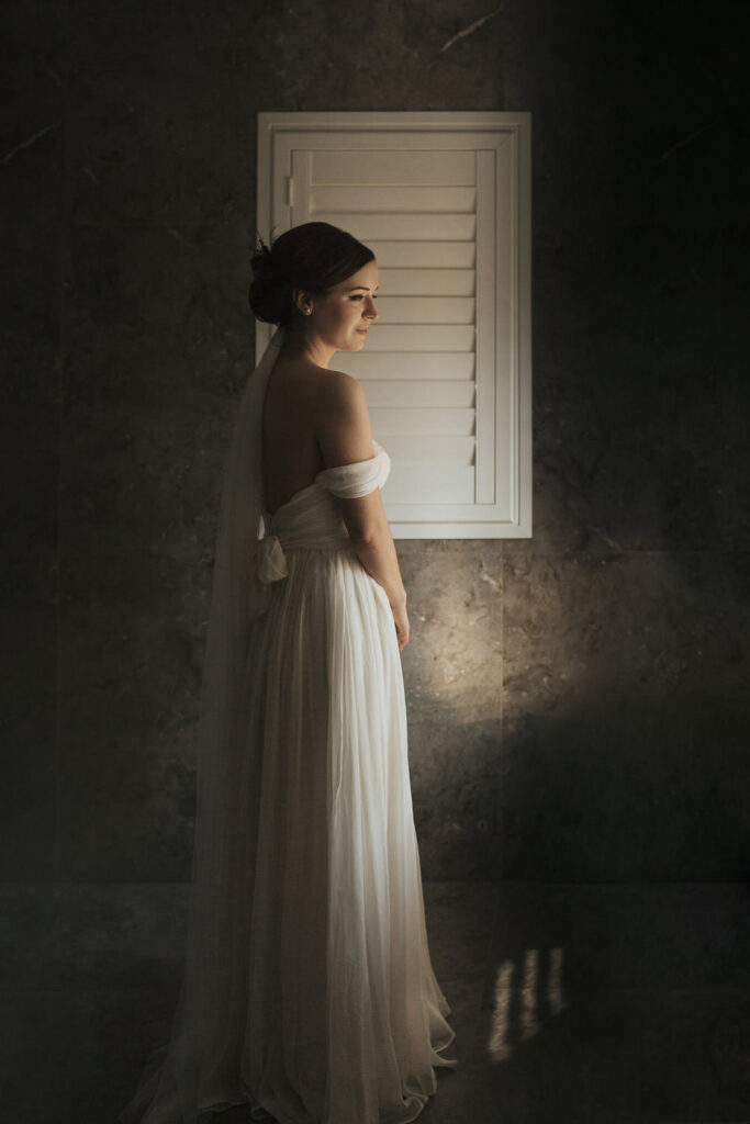 bride portrait sunshine coast hinterland wedding